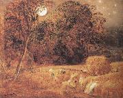Samuel Palmer The Harvest Moon oil painting